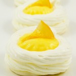 Lemon Curd Meringue Nests